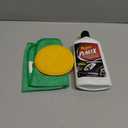Meguiar's PlastX Clear Plastic Cleaner & Polish (10 oz) Bundle with Microfiber Cloth & Foam Pad (3 Items)