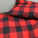 ShinHye Double Sleeping Bag for Adults with 2 Pillows, Camping Sleeping Bags Flannel Cotton 2 Person Sleeping Bags XXL Queen Size Sleeping Bag for Cold Weather (Black1)