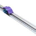 27.5" Manual Sliding Paper Trimmer with Dual Scale Ruler, Precision Cutter for KT Board, Photo Paper, PVC & PET Sheets, Includes 30 Replacement Blades