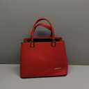 Womens Purses and Handbags Shoulder Bags Ladies Designer Top Handle Satchel Tote Bag (Red)