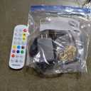 Outdoor String Lights, 49ft RGB Warm White Patio Lights 20 Bulbs, Outdoor Lights for Patio with APP & Remote, IP65 Waterproof, Color Changing Hanging LED Lights for Garden Yard Porch Party