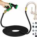 75 FT Sink Hose Attachment for Faucet Hose for Sink Faucet Used in Kitchens, Bathrooms, Watering Indoor Plants Pet Bathing, Durable, Easy to Install, Multi-Purpose Faucet Hose.
