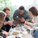 5 x Halloween Scavenger Hunt Game, Halloween Games for Family Treasure Riddle Hunt Game Activities, Halloween Indoor Outdoor Party Games Supplies Activities for Family Friends Gamer, A001