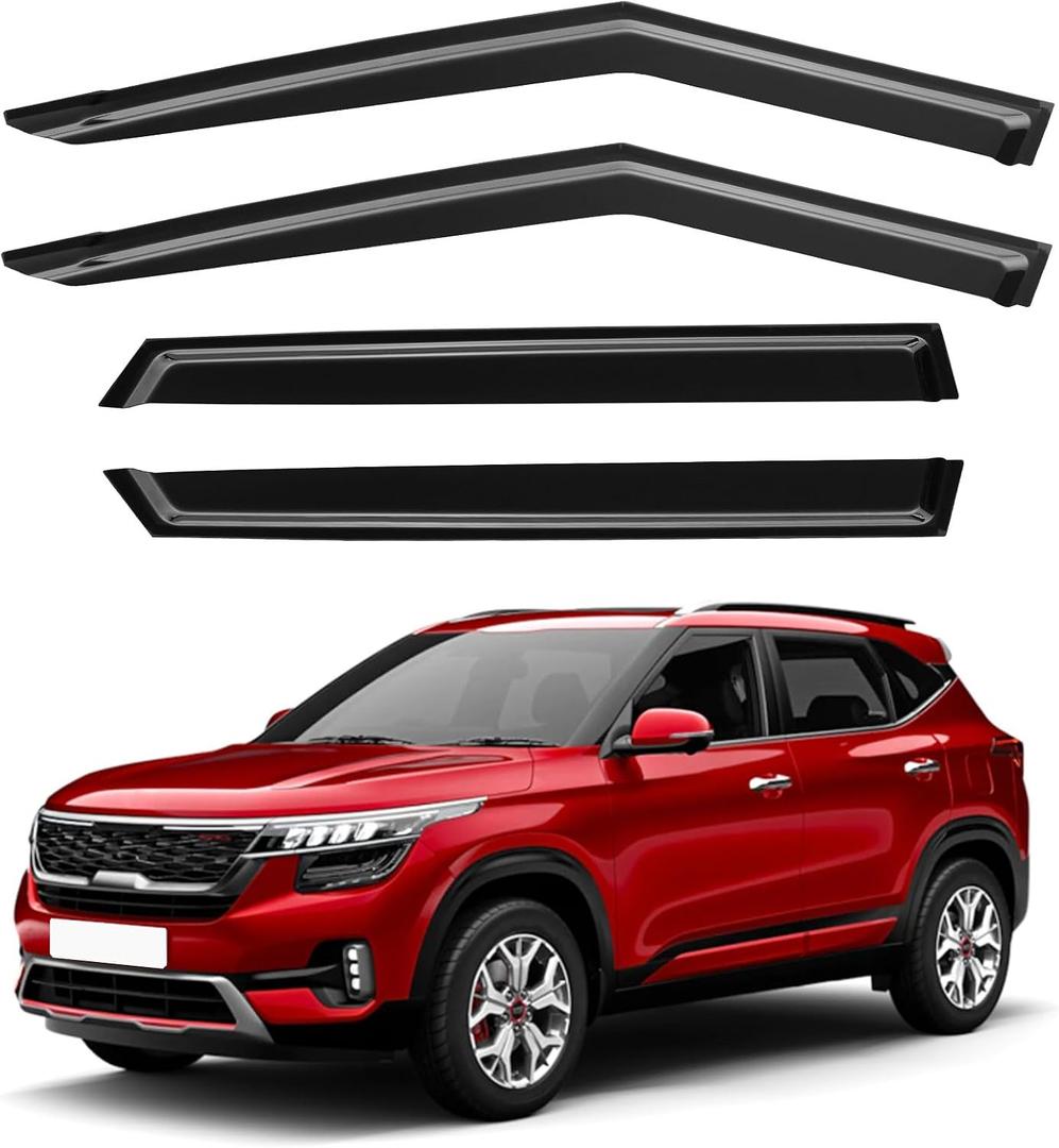 Window Visors Rain Guards for 2021 2022 2023 2024 2025 2026 Kia Seltos