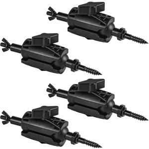 Adjustable Trail Camera Tree Mount: Game & Hunting Camera Outdoor Mounting Bracket Holder with Double 360 Swivel Tilt Ball Joints, 4 Pack