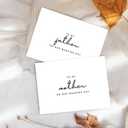 8 x Set of 2 To My Father/Mother On Our Wedding Day Card, Father/Mother Of The Bride/Groom Gifts.