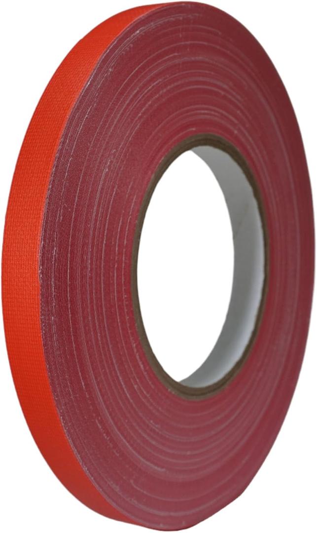GGR Supplies T.R.U. CGT-80 Red Gaffers Stage Tape with Rubber Adhesive, 1/2 in. Wide x 60 Yards Length, 12MIL Thickness (Pack of 1)