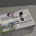 4G LTE Cellular Solar Security Camera Wireless Outdoor, No WiFi Bullet Camera, 1080P HD Color Night Vision, PIR Motion, 2-Way Audio, Alarm, IP65, SD/Cloud, Built-in SIM CardHome Security