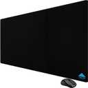 Cacoy 48'' x 24'' XXL Gaming Mouse Pad, Large Computer Mouse Pad, Special-Textured Surface Desk Mat, Non-Slip Rubber Base Desk Matt for Desktop with Stitched Edges, Extended Keyboard Mouse Mat, Black