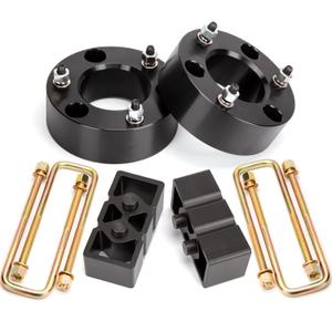 Dynofit Lift Kit for 2004-2020 F150, 3" Front and 2" Rear Full Suspension Leveling Kits Compatible with Ford F-150 2WD 4WD, 3 inch Strut Spacer, 2 inch Aluminum Block and Extended U-Bolt