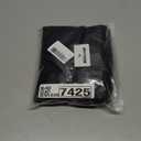 FUANGUI Bar Stool Covers Round Set of 2, Waterproof PU Bar Stool Seat Covers,Bar Stool Chair Covers Washable Stool Cushion Slipcover for 16-18 Inch - Black