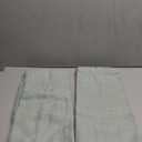 LAMIT Linen Curtains for Living Room 84 inch Length 2 Panels, Light Filtering Semi Sheer Panels Back Tab and Rod Pocket Farmhouse Drapes for Bedroom/Sliding Glass Door, Fresh Green, 52 x 84 Inch