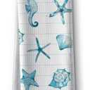 Hcaredee Kitchen Towels for Women-Funny Joked Starfish Seahorse Scallop Ocean Themed Absorbent Microfiber Bar Tea Towel, for Mom Birthday Christmas-Blue 16" x 24” Pack Of 2