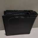 3 Tier Slim Bathroom Storage Cabinet, Foldable and Movable, Black