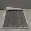 Large Stone Dish Drying Mat for Kitchen Counter, 24x16 Inches Foldable Food Grade Super Absorbent Diatomaceous Earth Mats with Self-drying for Dishes Sink Bathtub, Dark Gray