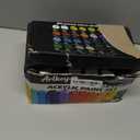 Artkey Acrylic Paint Set, 24 Colors 2 oz/59 ml Acrylic Paint Kit for Professional Artists & Beginners  Craft & Art Supplies for Canvas, Wood, Fabric, Rock, Leather, Ceramic, Glass, Easter Egg