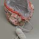 Hair Steamer Cap for Deep Conditioning, 3 Heat Settings Heat Cap for Natural Curly Hair Care, Detachable Liner Conditioning Cap with Silicone Layer and Elastic Cord, Reusable Steam Cap for Women