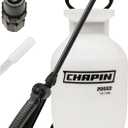 Chapin 20000 Made in USA 1 -Gallon Lawn and Garden Pump Pressured Sprayer, for Spraying Plants, Garden Watering, Weeds and Pests, Polypropylene, Translucent White (1 Gallon Sprayer)