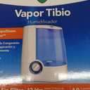 Vicks Warm Mist Humidifier Filter‑Free 1 Gal Tank, Auto Shut‑Off, Night Light, VapoPad and VapoSteam Compatible