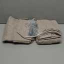 Dark Taupe Curtains 84 Inches Long 2 Panels Set, Faux Linen Semi Sheer, Rustic Farmhouse Drapes for Living Room, Window Treatments, DIY Pinch Pleat Sliding Glass Door Curtain