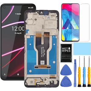 ZTOOYO for TMobile Revvl 6 5G Screen Replacement kit for Revvl 6 Screen Replacement Kit TMAF025G LCD Display digitizer Touch Screen Assembly with Repair Part Tools 6.5 inch