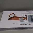 Extra Large Folding Bed Tray Table, 22 x 14 Acacia Wood Breakfast Tray, Food Serving Tray with Legs for Eating in Bed