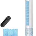 35 INCH Evaporative Air Cooler, 2024 Upgraded Swamp Cooler Air Conditioner 20Ft Remote, 70°Oscillation Windowless Air Conditioner, 3 Speeds, Smart Timer for Auto-Off, Air Cooler for Room Bedroom