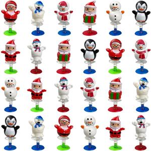 QINGQIU 24 PCS Christmas Jumping Popper Toys for Kids Boys Girls Christmas Stocking Stuffers Party Favors Gifts Games