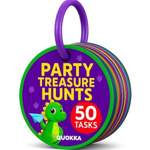 QUOKKA Dinosaur Toddler Activities  50 Roaring Tasks for Gross Motor Play, Dino Kids Yoga, Imaginative Games, Stomping, Crawling, Indoor Fun & Scavenger Hunt for Kids Ages 35