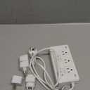 2000W Voltage Converter US to Europe, 220V to 110V Converter for European Travel, Power Adapter for Hair Dryer, European Travel Plug Adapter with 3 AC/ 2 USBC/ 2 USBA & EU/UK/AU/IT Plugs (White)