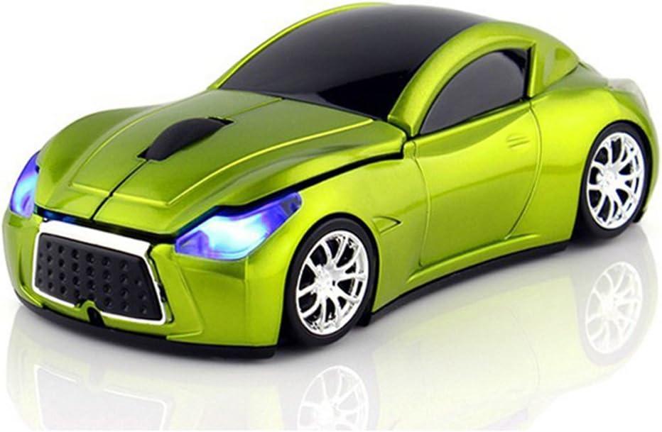 Sports Car Mouse Wireless Mouse Computer Mice Laptop Optical Gaming Mouse Red (Green)