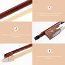 Vaguelly 1/2 Size Violin Bow with Horse Hair for Students Balanced Weight Distribution Perfect for Practice and Replacement