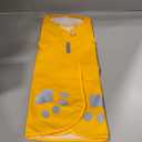 Dog Raincoat Hooded Slicker Poncho - Reflective Lightweight Pet Rain Jacket Coat,Dog Waterproof Raincoat with Adjustable Belly Strap for Small,Medium, Large Dogs (Yellow, Medium)