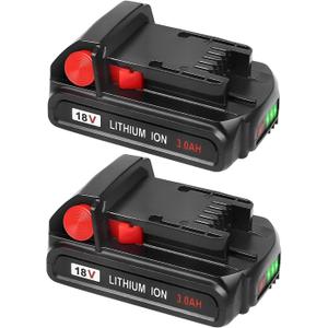 TeenPower 2/pk 3.0Ah 18V Battery Replacement for Milwaukee M18 Battery (Black)