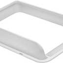 Plastic Lid for Large Stainless Steel Cat Litter Box, 23.6" x 15.7" x 4"
