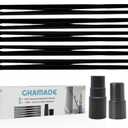 5Pack 1.25 Inch Vacuum Extension Wands plus 1-3/8'' to 1-1/4'' Vacuum Hose Adapter - 1.25 Inch Shop Vac Extension Tubes, Accessories and Attachment 32mm & 35mm, Replacement Vacuum Cleaner Pipe Tubes