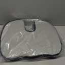 Everlasting Comfort Doctor Recommended Memory Foam Seat Cushion for Office Chairs & Car - Ergonomic Office Desk Accessories - Cushions for Tailbone Pain Relief, Sciatica (Black, Large)