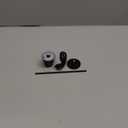 Timjorman RGB Palm-Sized Cordless Table Lamp, Rechargeable Touch Metal Bedside Lamp, 3 Brightness 3000K Warm Light, Small Table Lamp for Bedroom, Restaurant, Patio, Camping (Black 1 Pack)