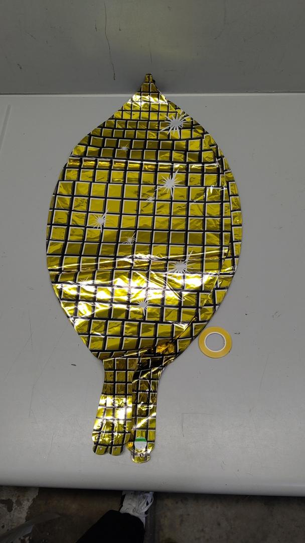 HOUSE OF PARTY 4D Gold Disco Ball Balloons - 5Pcs Mylar Foil Balloons 22 Inch for 2025 Graduation Party Decorations