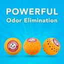 Arm & Hammer Odor Busterz Balls Air Freshener and Odor Eliminator, 10-Piece - Deodorizer, Carpet Fresh, Odor Remover, Pet Fresh