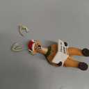 Hiboom Christmas Reindeer Figurine, Deer in Outhouse with Santa Hat & How to Avoid Hunters Magazine, Funny Christmas Decorations Indoor for Home & Office | Deer Decor, Unique Holiday Decor