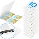 Laminator Carrier Sleeve Lamination Carrier Thermal Laminating Carriers Sheets Thermal Carrier Sheet for Laminator with All Brand Laminating Pouch (10, Letter Size)