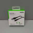 Belkin BoostCharge Lightning Cable - 6.6ft/2M - MFi Certified Apple iPhone Charger USB to Lightning Cable - iPhone Cable - iPhone Charger Cord - Apple Charger - USB Phone Charger - Black