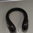 KIDEE Neck Fan, Portable Bladeless Neck Fans, Upgrade 360 Airflow, Super Quiet, 3 Speeds, 4000mAh Personal Wearable Neck Fan, Upgraded Cooling Air Volume USB Rechargeable Hands Free Fan (Dark-black)