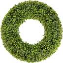 SEVENLOVE Boxwood Wreath  20inch Outdoor/Indoor All Seasons Decor