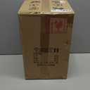 2 Pack Outdoor Column Lights, Traditional Waterproof Garden Post Light Aluminum Modern Fence Pillar Lamp Outdoor External Patio Landscape Glass Post Lantern E26 Fixture (B-Black)