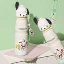 Pochacco Stainless Steel Insulated Water Bottle with Buckle and Strap - 600ml