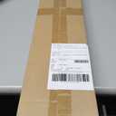 Kenney Davenport 1/2" Petite Café Decorative Window Curtain Rod, 28-48", White, 9 Rods