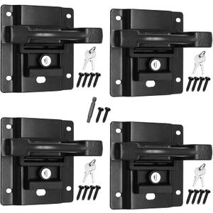 X4XZ Tie Down Anchors Cleats Bed with Tie Down Plates Brackets for 2015-2023 Ford F150 F250 F350 OE# FL3Z-99000A64-B & FL3Z-9928408-AB