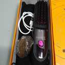 Ameilika Cordless Hair Straightener Brush Pro for Short Hair, 3 Speed Temp with LED Display, Fast Heating Portable USB Rechargeable, Safe Auto Shut Off, Perfect for Girls on the Go (Black)